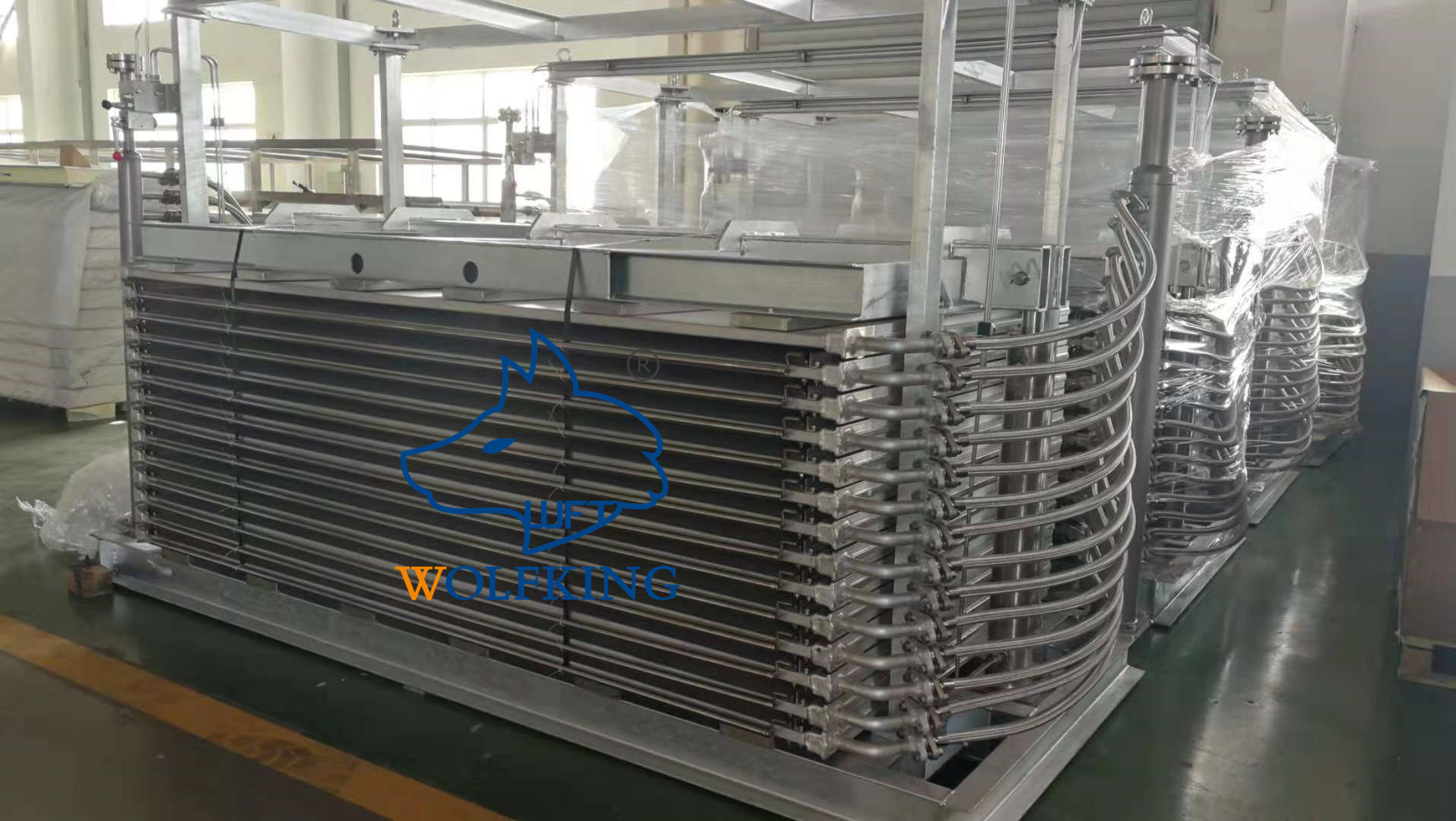 Congelador de placa horizontal de alta capacidad y fácil de procesar